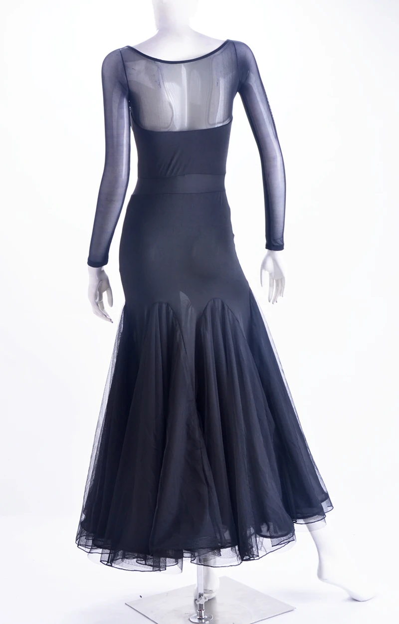 Черные платья для бальных танцев женские дешевые юбки фламенко