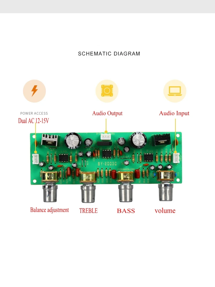 NE4558 HIFI OPAMP Стерео предусилитель Регулятор громкости | Электроника
