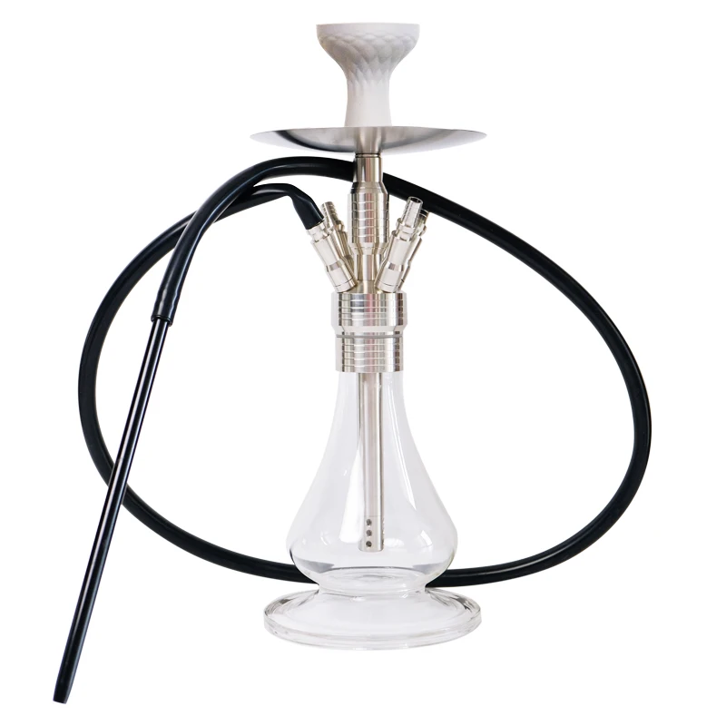 

Stainless steel hookah with light full set bar KTV large smoke medium Arabic hookah Shisha cream