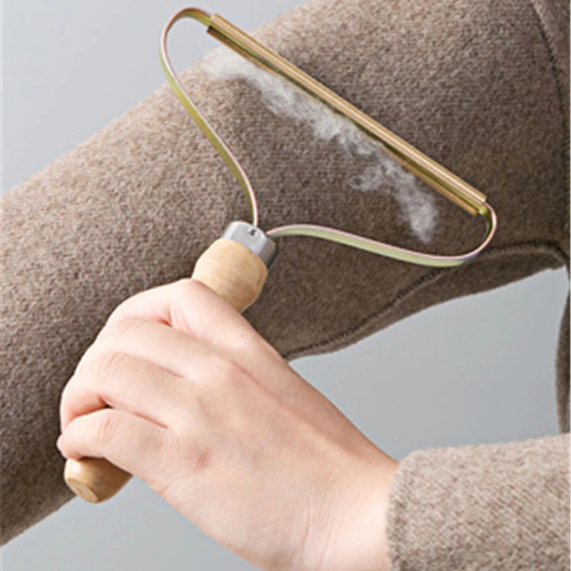 Family portable Lint Remover Clothes Fuzz Fabric Shaver Brush Tool Power-Free Fluff Removing Roller for Sweater Woven Coat | Дом и сад