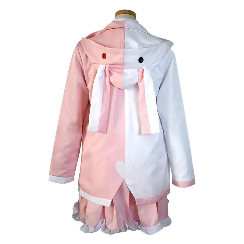 

GAMPORL Japanese Anime Clothing Super Dangan Ronpa 2 Cosplay Costumes Monome Pink Cute Danganronpa Role-playing Games Outfit