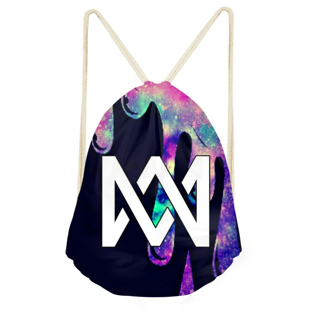 

Сумка на шнурке для женщин и мужчин, рюкзак Маркус и Мартинус, двусторонняя детская Наплечная Сумка, повседневные праздвечерние чные принадлежности для домашнего хранения