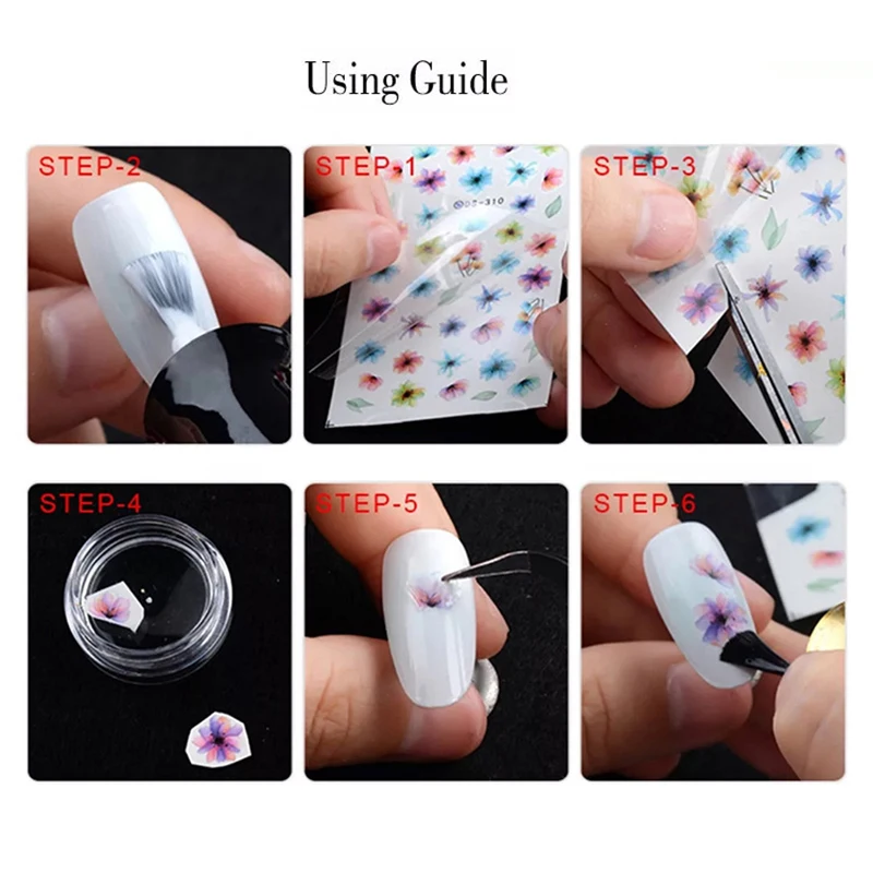 Переводные наклейки для ногтей 1 упаковка 45 шт. | Красота и здоровье