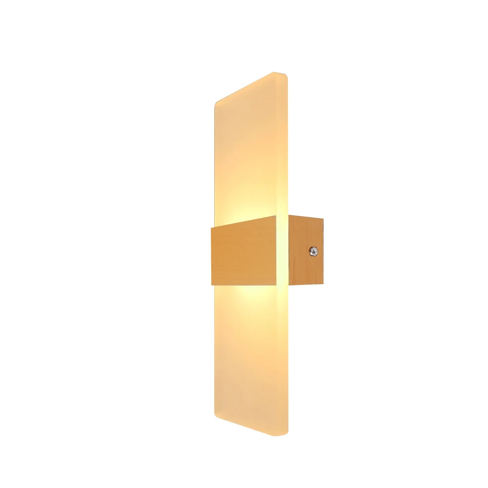 Акриловый современный светодиодный настенный светильник бра для гостиной