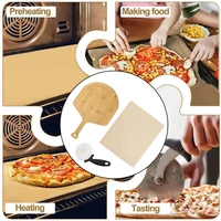 crispy pizza tool set cordierite board gas grill anti scalding pies bread