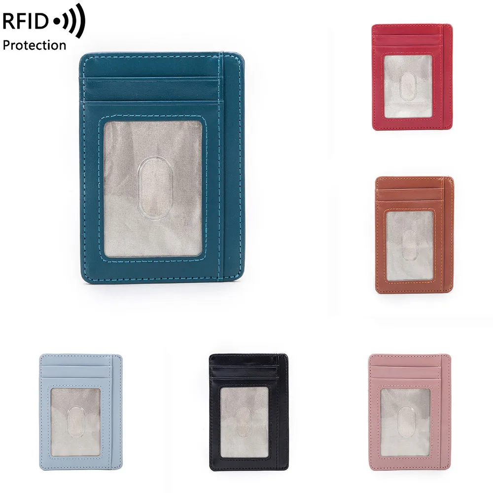 

Anti Rfid Blocking Reader Lock Card Holder Id Bank Card Case Protector Smart Anti-theft Credit Card Holder