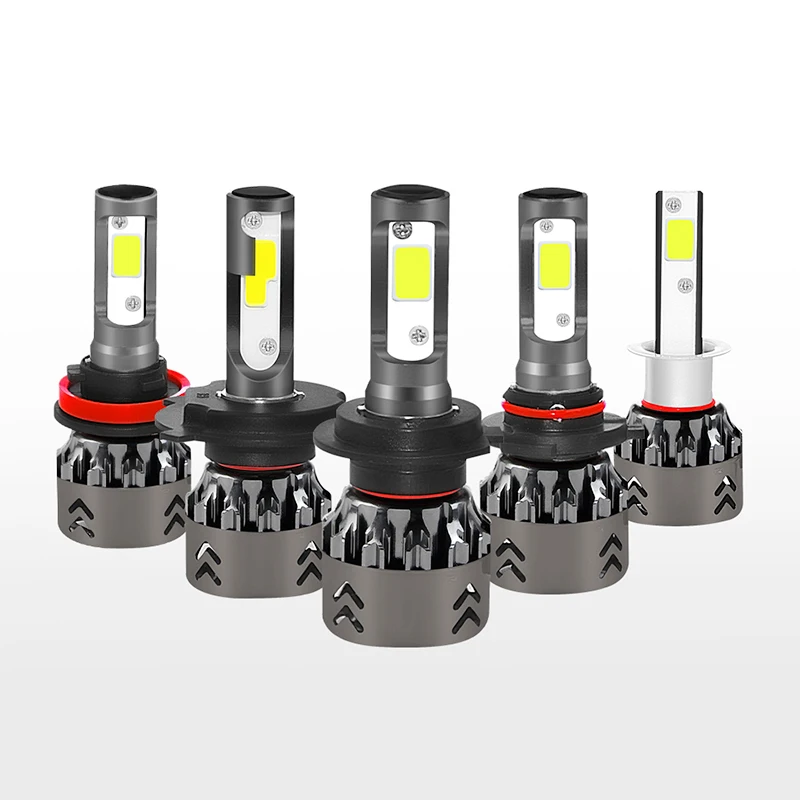 2pcs h1 h4 led lights h7 bulbs h11 9005 9006 car headlight bulb auto head lamps 12V super bright | Автомобили и мотоциклы