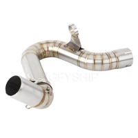 for bmw f900r 2020 f900xr f 900 xr 2020 f 900 r f900r escape decat pipe motorcycle exhaust link pipe with catalyst delete pipe