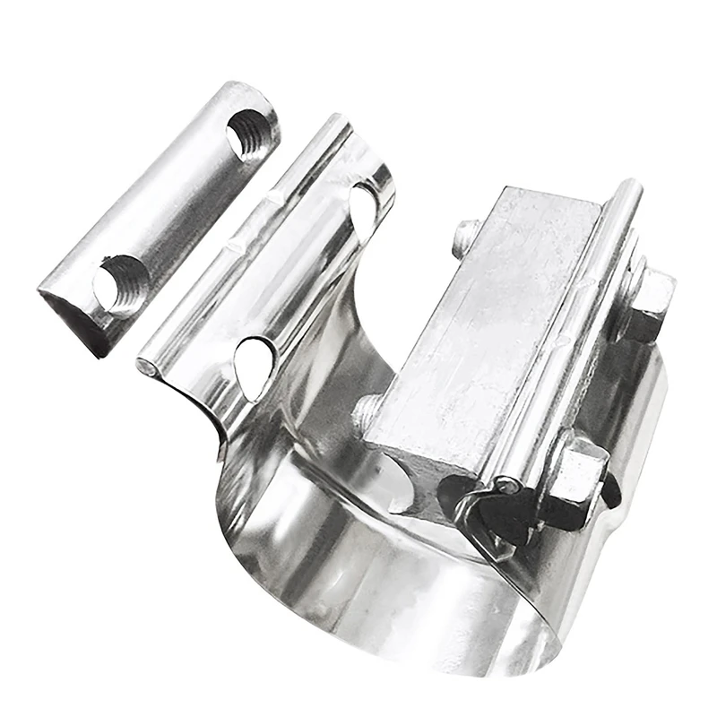 1pc 2.5 Inch 2 1/2 Lap Joint Exhaust Band Clamp-Preformed Stainless Steel For Catback Silencer | Автомобили и мотоциклы