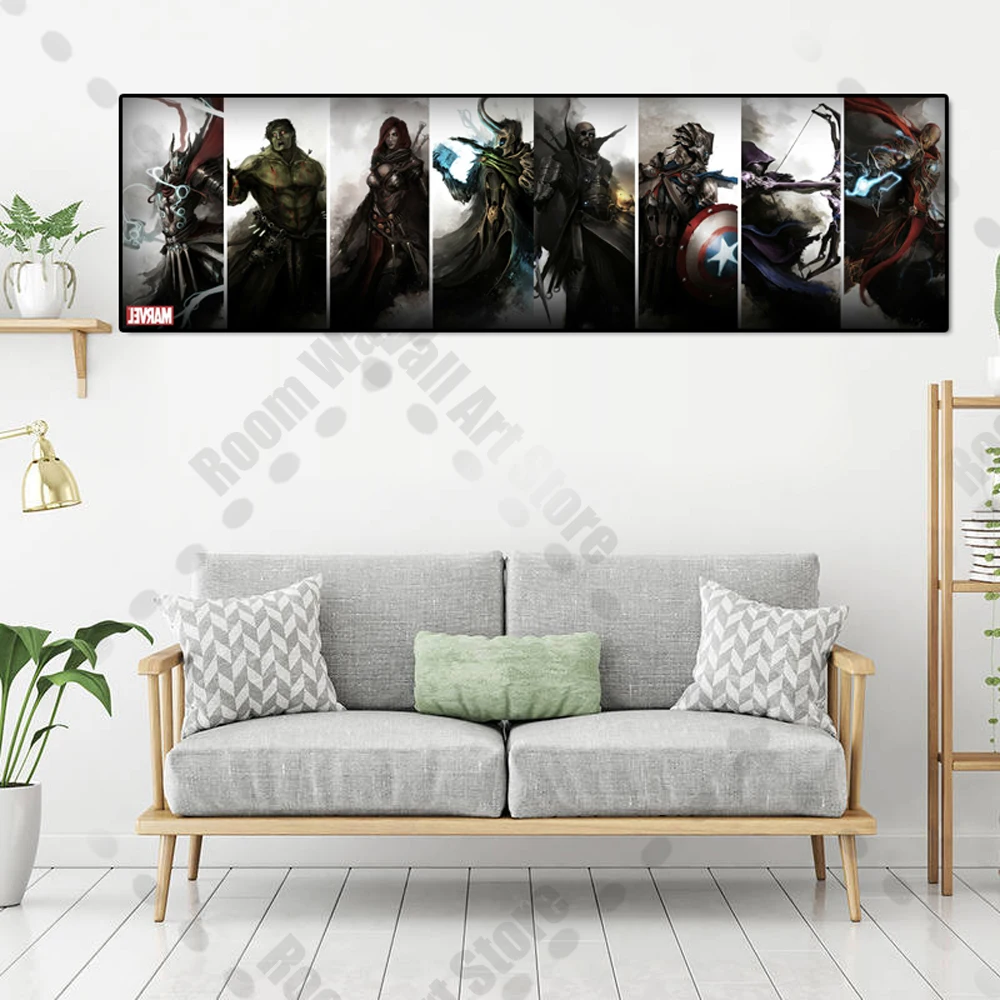 

Diablo Series Avengers Character Canvas Painting Marvel Superhero Black Widow Loki Large Poster And Print Wall Art Home Decor