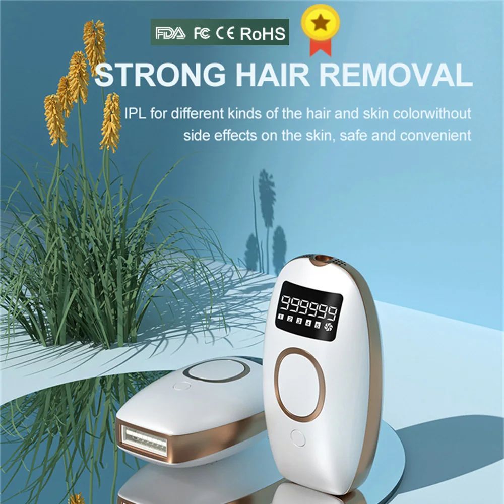 

999999 Flashes Laser Epilator Hair Removal For Women IPL Pulsed Light Depilator With Led Display Maquina De Cortar Cabello