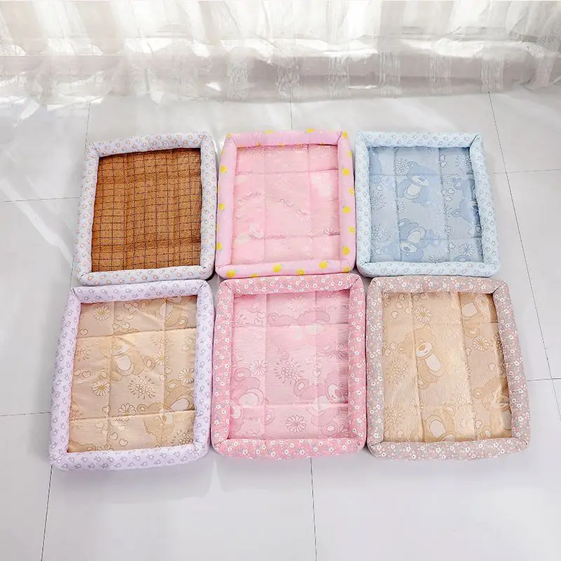 

Dog Cooling Mat Summer Cool Feeling Dog Bed for Medium and Large Dogs Cats Breathable Household Pet Sofa Pet Ice Pad