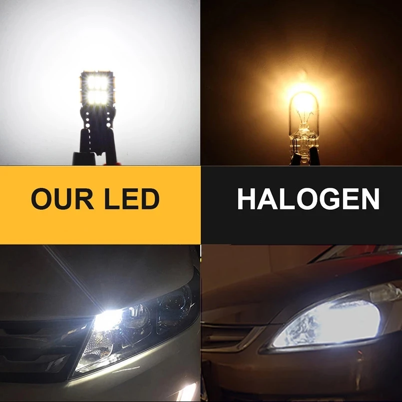 Светодиодная лампа Canbus W5W T10 24SMD 194 168 светодиодный 2 шт. | Автомобили и мотоциклы