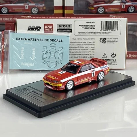 

INNO автомобиль 1:64 ниссанс GT-R R32 коллекция металлическая литой Модель автомобиля игрушки