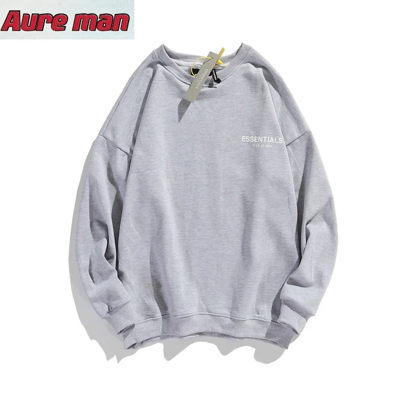 

Short label loose shoulder round collar loose hoodie for men and women sweatshirt harajuku men clothing fashion hoodie men