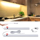 304050 см светодиодные светильники для шкафа с ИК-датчиком, 12 В постоянного тока светодиодный светодиодное ночное освещение Lmap для шкафа, кровати, Бокового Кабинета, шкафа для вина