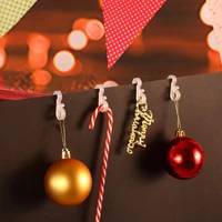 100pcs gutter hang hooks s clip hooks outside string lights light fairy season for christmas decoration
