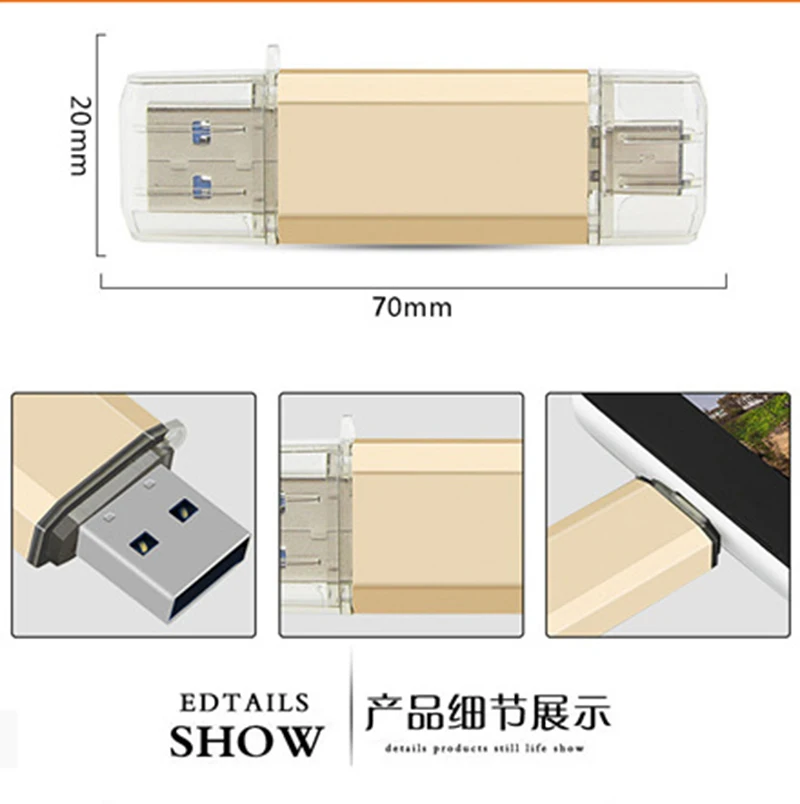 Cle Pendrive 128 Гб OTG Usb флешка Type C Флешка 256 ГБ 64 32 16 USB 2 0 высокоскоростная для C|USB