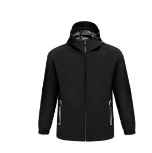black L Xiaomi mijia Мужская городская куртка для выступления Высокоэффективная композитная ткань 4 Водонепроницаемая Ночная Светоотражающая спортивная куртка - Цвет: black L