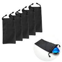 5pcs sunglasses bags cloth anti dust cleaning glasses carry bag eyeglasses drawstring cases portable travel glasses packages