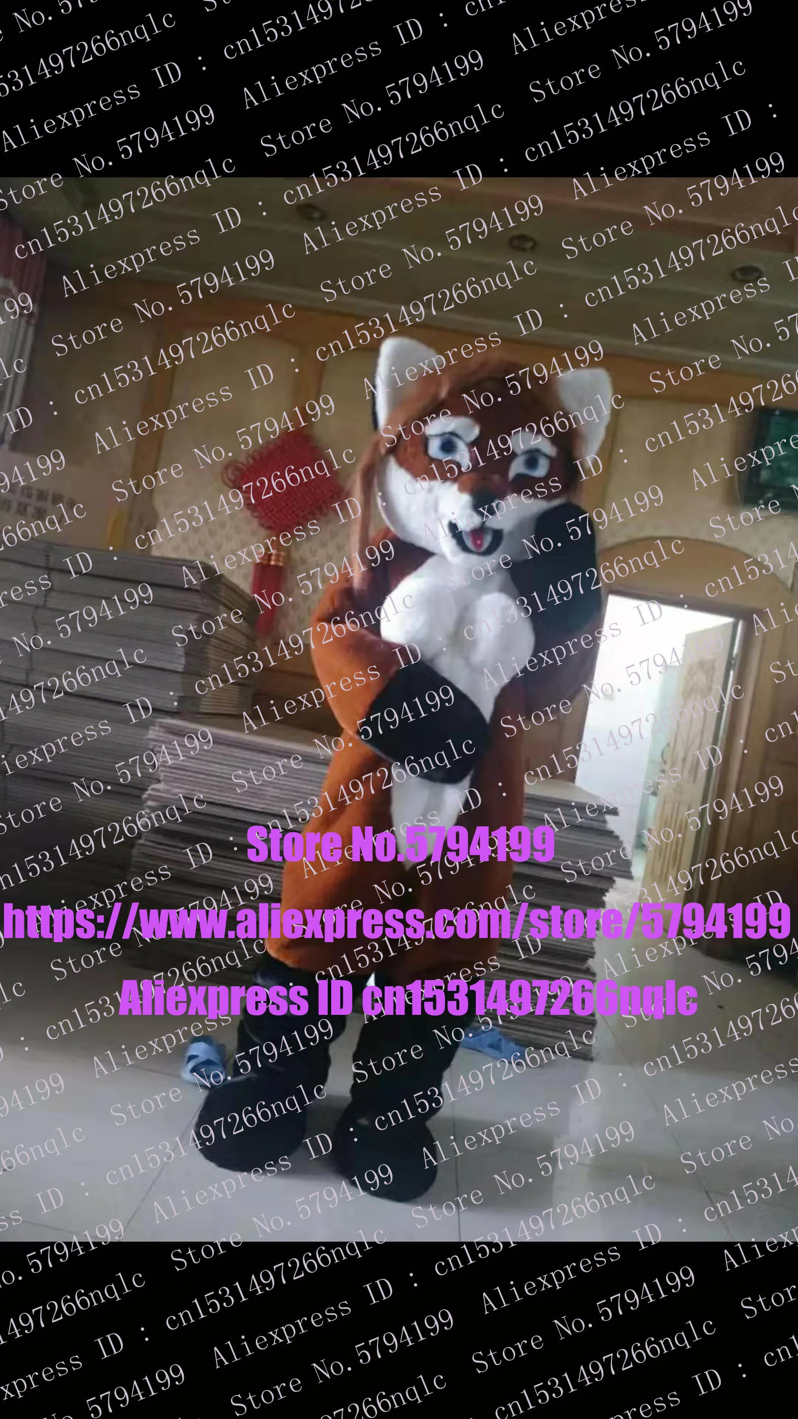 Miss cat catwomen Dog Fox Wolf Fursuit костюм для взрослых мультяшный персонаж Фирменная пленка P |
