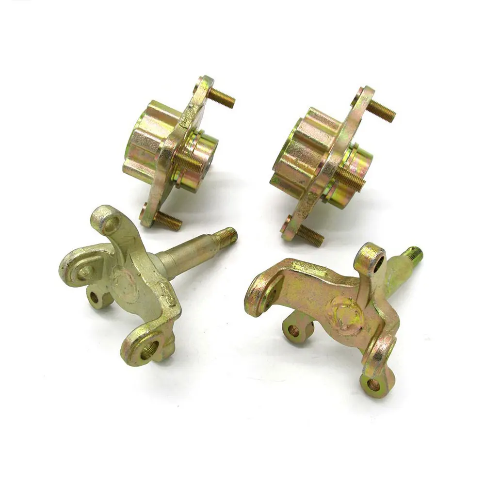 

Front Wheel Rim Bearing Hub 5 Studs with 1 Pair of Wheel Axle Hub Fit 110cc Quad Dirt Bike ATV