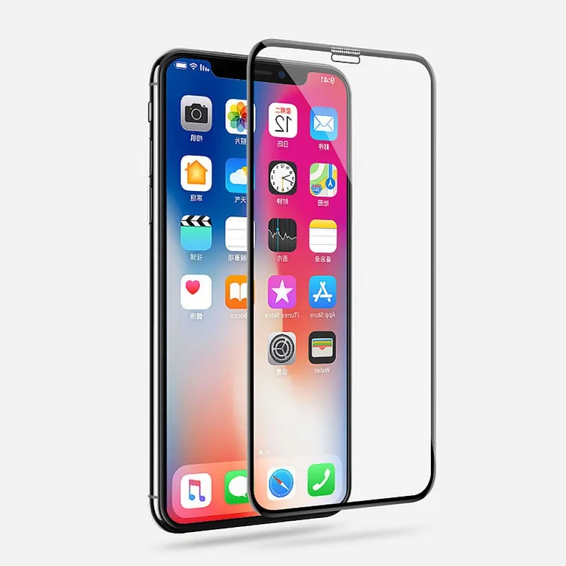 Полное покрытие закаленное стекло против отпечатков пальцев HD Высокое качество