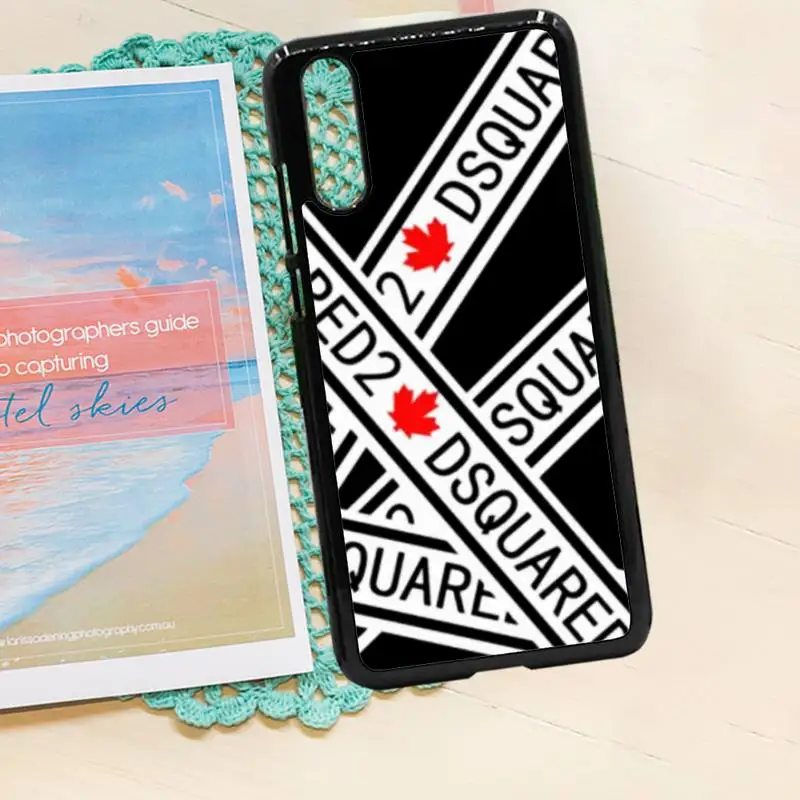 

DSQUARED2 DSQ2 ICON Maple Ieaf luxury high quality Phone Case PC for iPhone 11 12 pro XS MAX 8 7 6 6S Plus X 5S SE 2020 XR