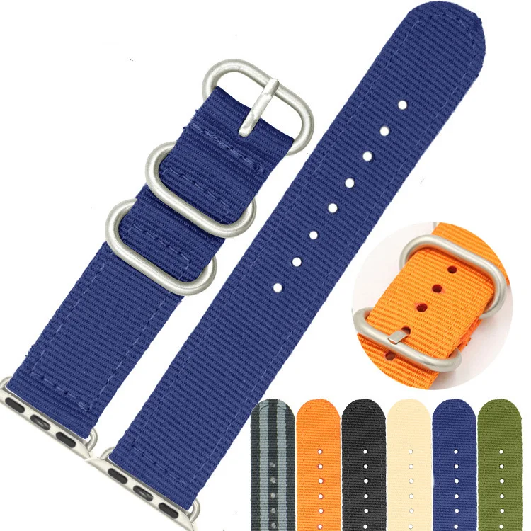 Горячо продаваемый нейлоновый ремешок для наручных часов Apple Watch версии 5/4/3/2/1