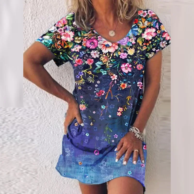 Женское сексуальное платье с v образным воротом коротким рукавом Мини дамы в