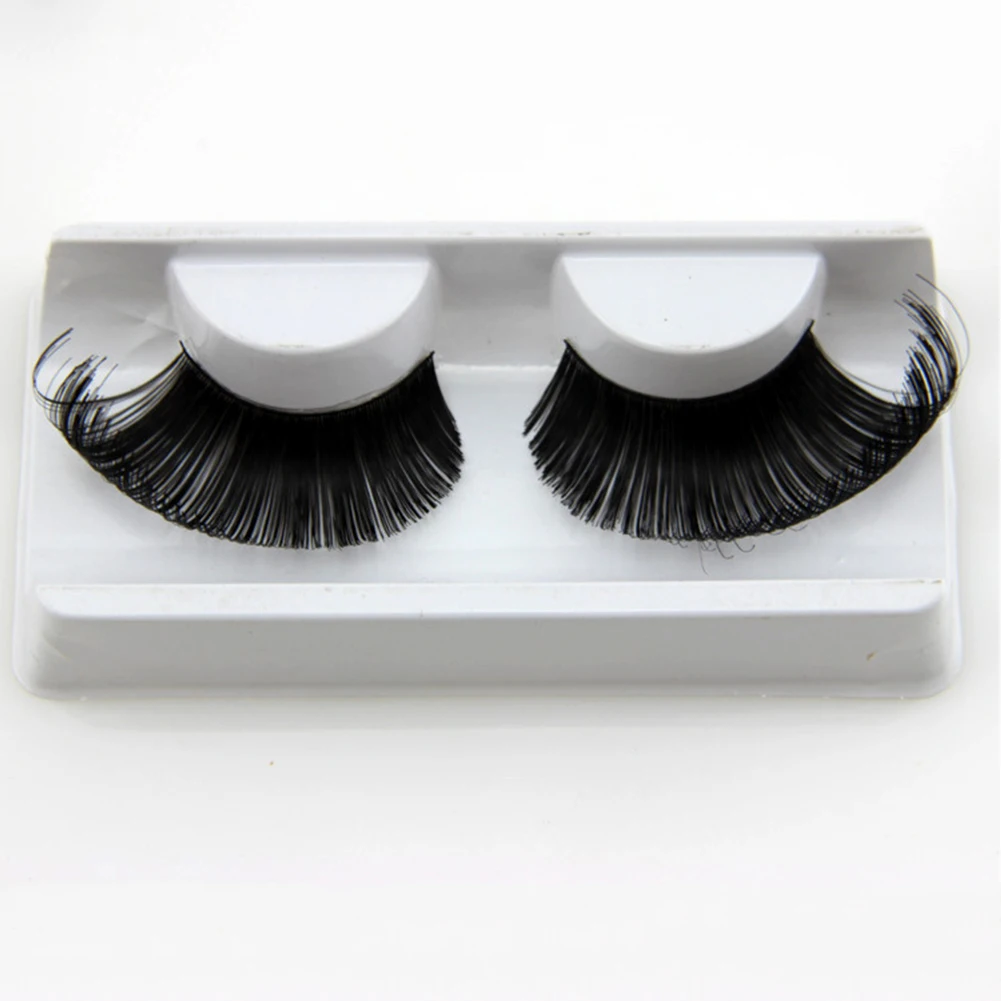 

1 Pair Thick Professional Stage Exaggerated Art Makeup Tool Extra Long Winged Party Easy Apply False Eyelash