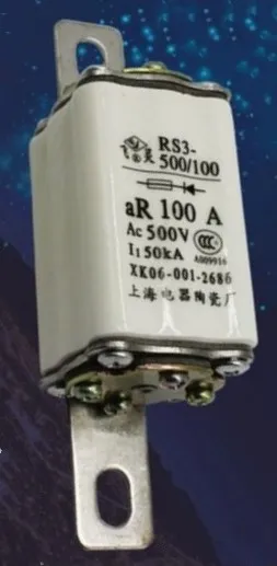 Предохранители: RS3-500/100 100А 500В / RS3-100 80А RS3 RGS30C 30А вкл.