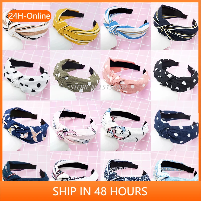 В богемном стиле Стиль и повязка на голову с бантом головной обруч аксессуары