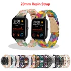 Ремешок из прозрачной смолы для Xiaomi Huami Amazfit GTS 2e GTS2 Mini Bip Lite S U GTR 42 мм, сменный Браслет для наручных часов, 20 мм