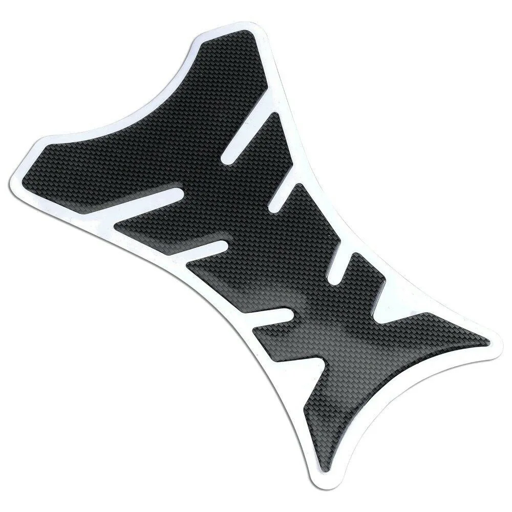 

Universal Motorcycle Sticker Tank Protector Pad Black Carbon Fiber Scratch Mat Motorbike Decals Accessories For Suzuki Kawasaki