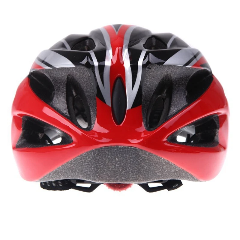 

Cycling bike helmet sports Ultralight severally mold with adult visor (black + red)