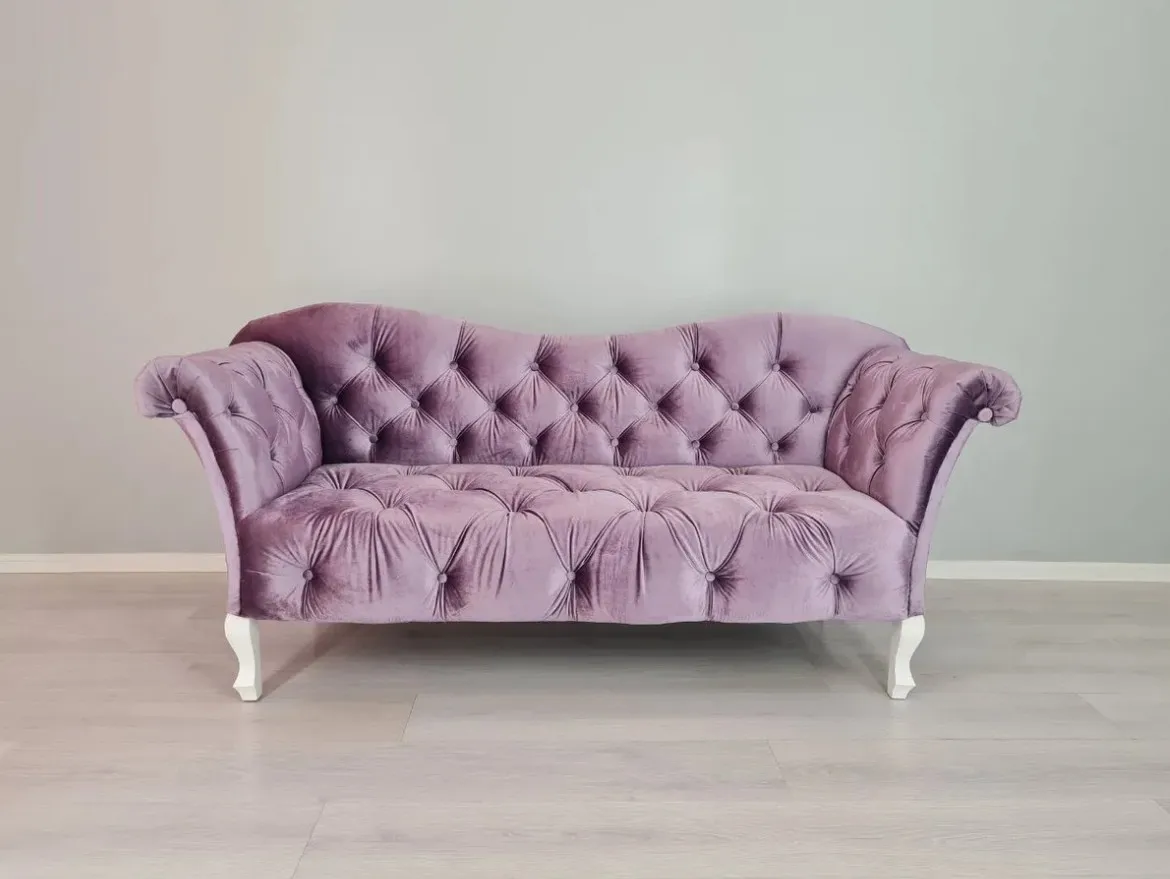 Диван Тканевый бархатный Futon для компактной гостиной квартиры общежития х49 х76 см