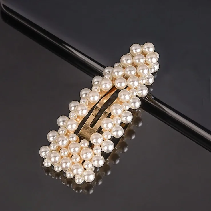 Элегантные жемчужные заколки для волос для женщин и девочек, металлическая заколка-палочка, Шпилька для волос, Золотая ручная работа, корейский дизайн, аксессуары для укладки волос