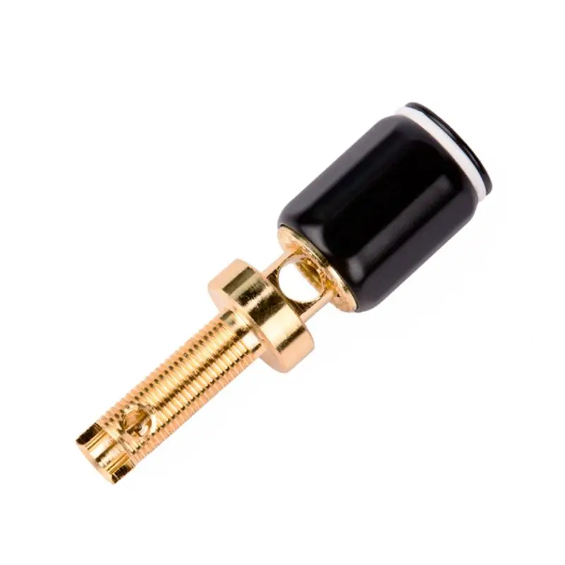 4pcsTerminal зажимный винт 4 мм Медь контрольные выводы вилки типа банан гнездо HI END