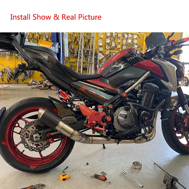 Выхлопная система из титанового сплава для Kawasaki Z900 Ninja 900 мотоциклетный коллектор