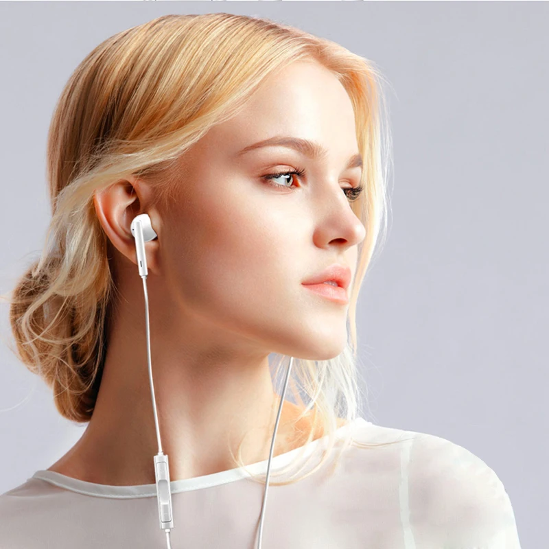 HUAWEI Earphone CM33 USB Type-C/AM116 3.5MM In Ear wired mic Volume Control Headset for huawei Mate 10 Pro P20 Por P30 | Электроника