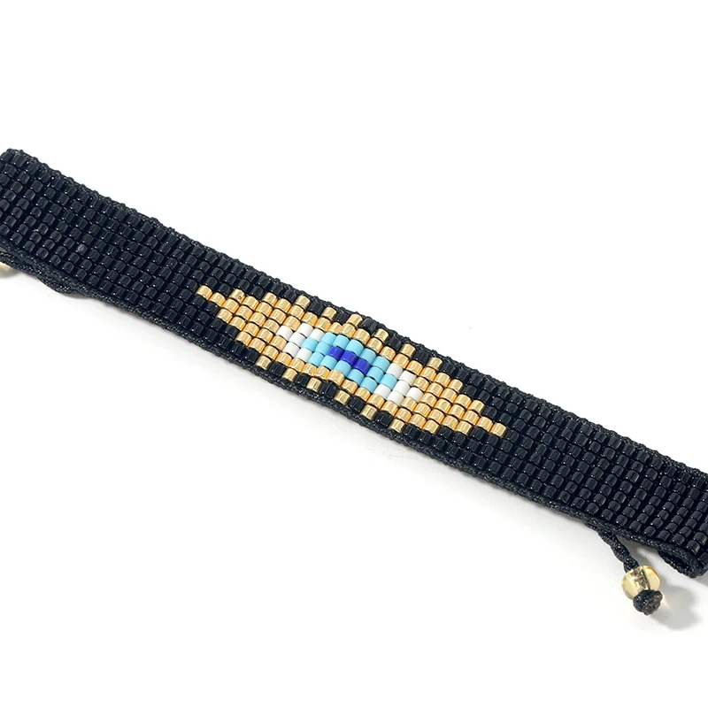 

RTTOOAS Lucky Evil Eye Bracelet Women's Fashion Jewelry Exquisite Handmade MIYUKI Beads Pulses Friendship Gift