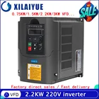 2.2kw 220 В VFD частотно-регулируемый привод, 1.5 кВт2.2kw3kw инвертор 400 Гц 10A частотно-регулируемым приводом инвертор 1HP Вход 3HP Инвертор Выходной частоты