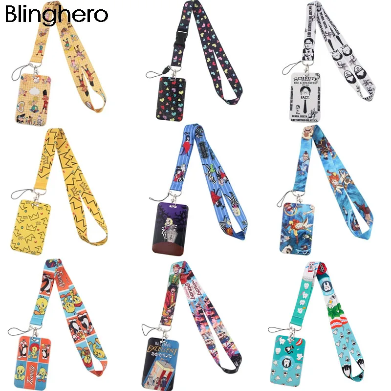 

20 шт./лот BH1291 Blinghero мультфильм Волшебная история банковские держатели для кредитных карт держатель для автобуса значок для личности с ремеш...