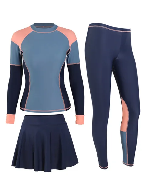 Style 05 Женский Рашгард с длинным рукавом, купальник для занятий спортом, сёрфингом, сексуальный женский Рашгард, Раздельный женский купальник с платьем, рубашкой, брючным костюмом - Цвет: Style 05