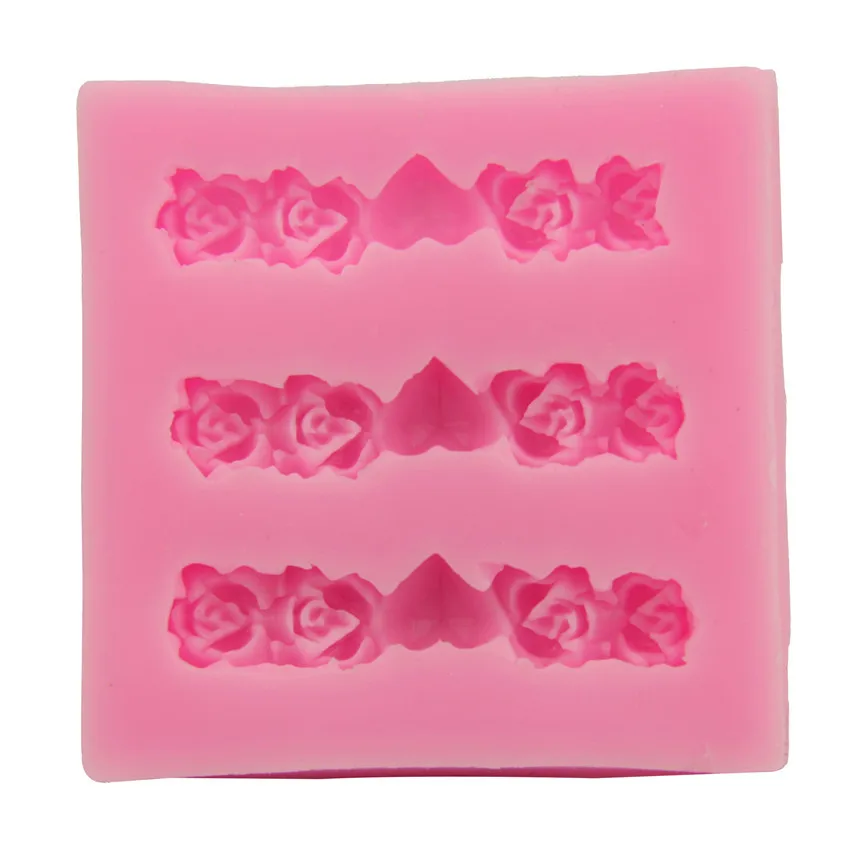 Прямая Заводская цена Любовь цветок Форма для торта DIY силиконовые мягкие