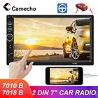 Автомобильный радиоприемник Camecho 2din, 7 дюймов, HD, MP5, сенсорный экран, Android, Mirrorlink, автомобильный мультимедийный плеер, bluetooth, USB, Автомагнитола для универсальной автомобильной стереосистемы
