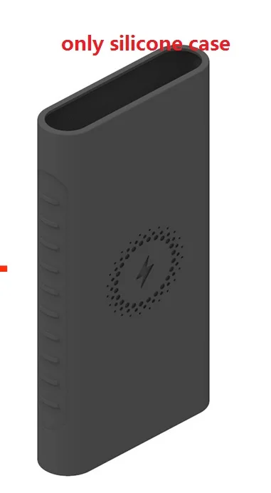 Xiao mi Беспроводной внешний аккумулятор 10000 мАч PLM11ZM usb type C mi внешний аккумулятор 10000 Qi Быстрое беспроводное зарядное устройство Портативная зарядка Быстрая - Цвет: Protective case