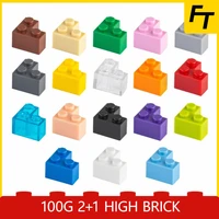 100g small particle 2357 high brick right angle 21 diy building block compatible with creative gift moc block castle toy