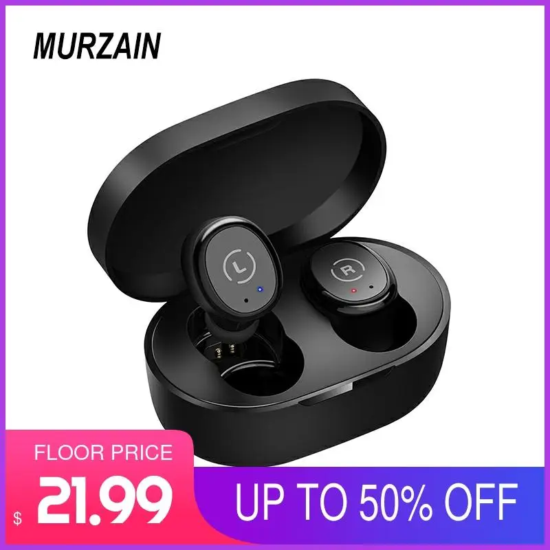 Новинка 2021 беспроводные наушники TWS Bluetooth модная гарнитура для сотового телефона